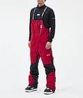 Montec Fawk Pantalon de Snowboard Homme Deep Red/Black, Image 1 sur 7