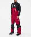 Montec Fawk Spodnie Snowboardowe Mężczyźni Deep Red/Black