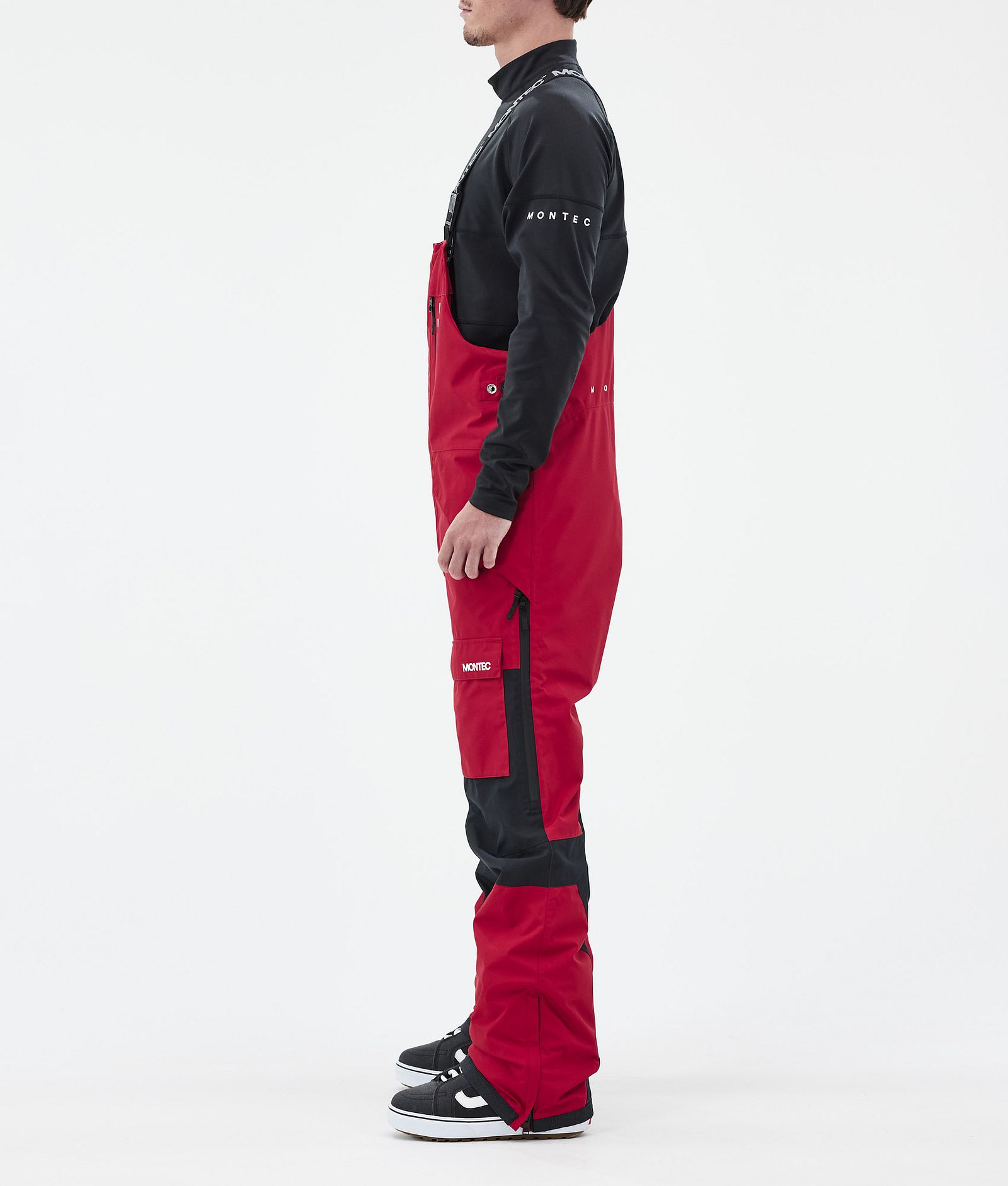 Montec Fawk Snowboard Pants Men Deep Red/Black, Image 3 of 7