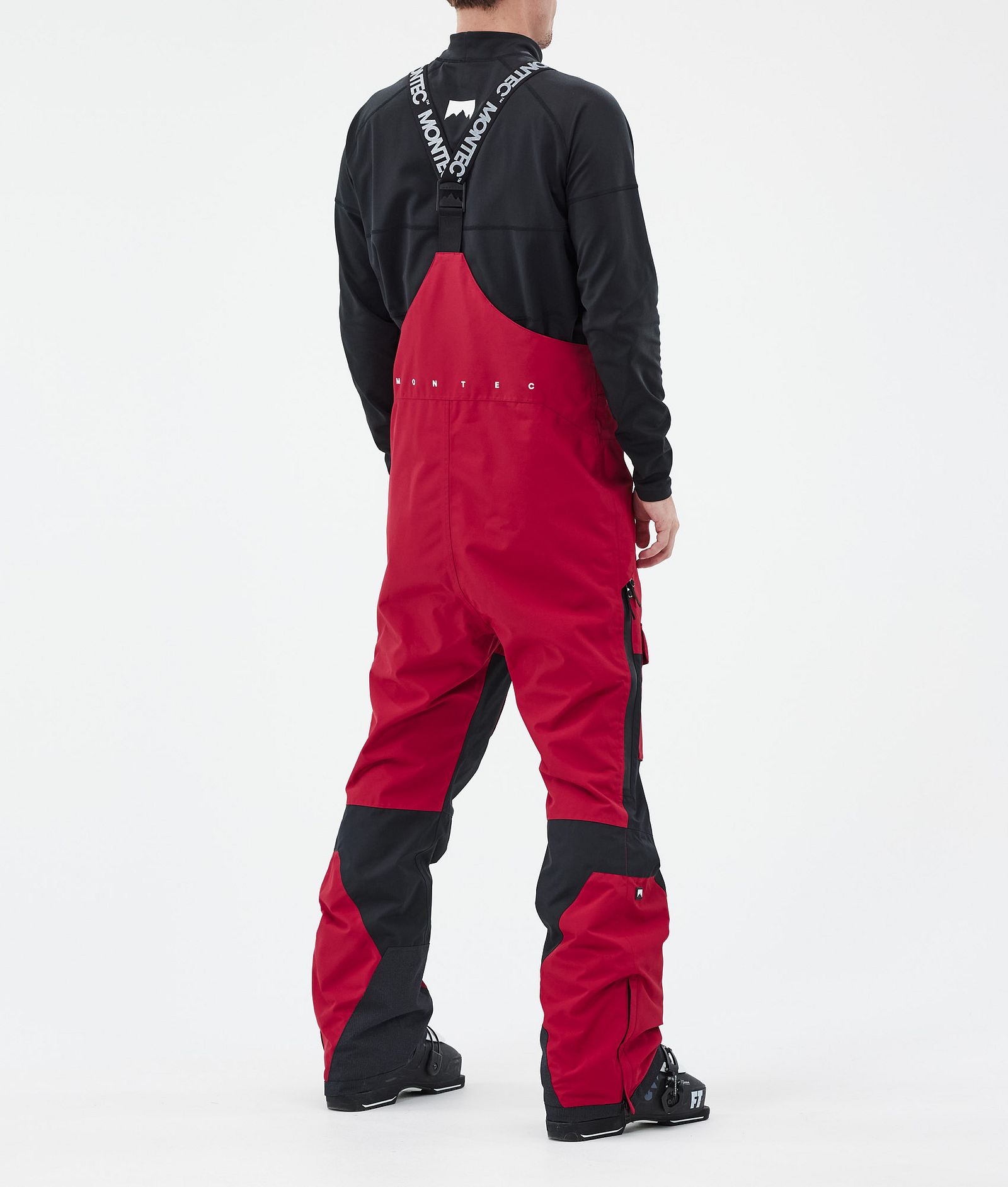 Montec Fawk Pantalon de Ski Homme Deep Red/Black, Image 4 sur 7