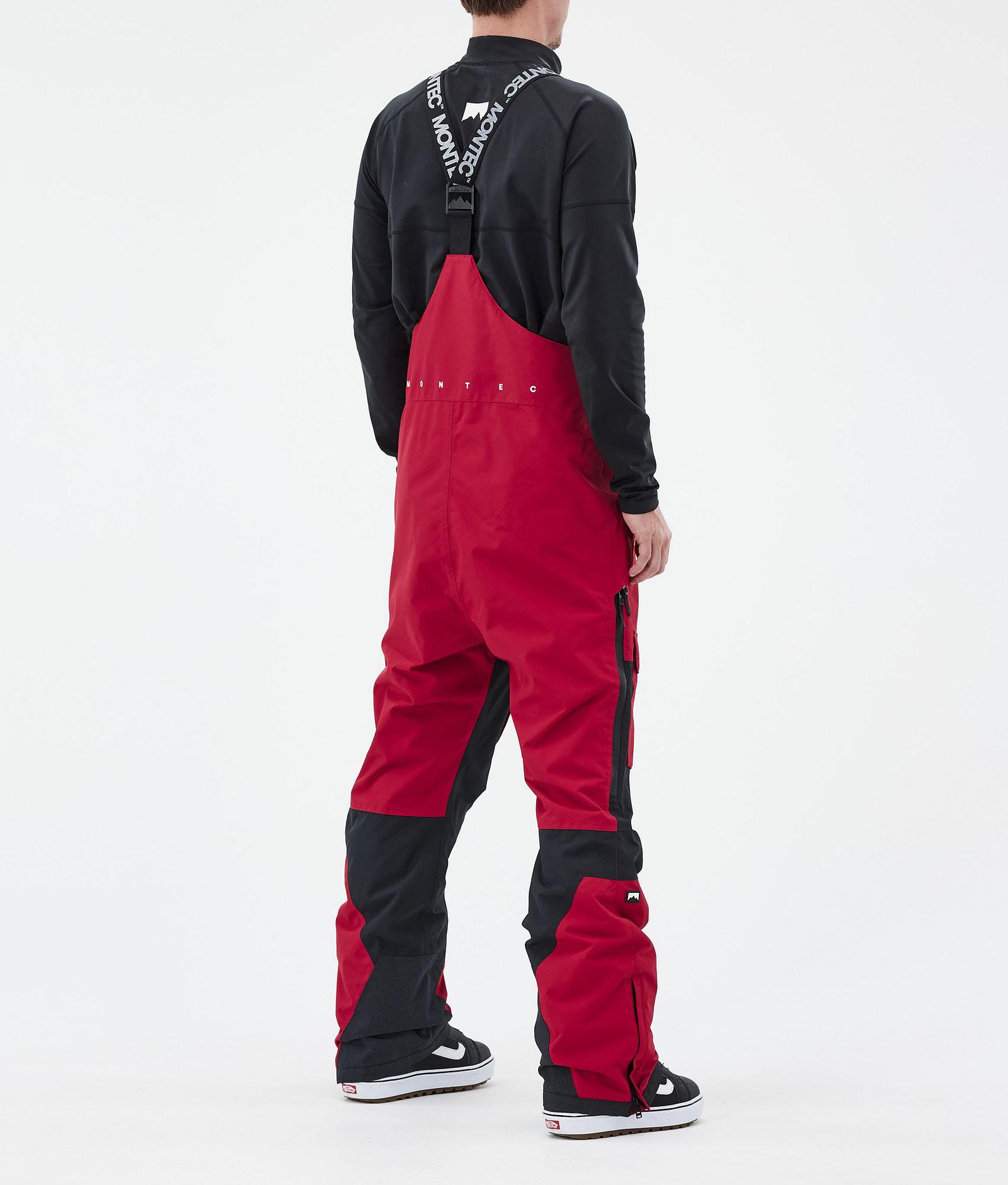 Montec Fawk Pantalon de Snowboard Homme Deep Red/Black, Image 4 sur 7