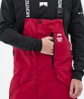 Montec Fawk Pantaloni Snowboard Uomo Deep Red/Black, Immagine 6 di 7