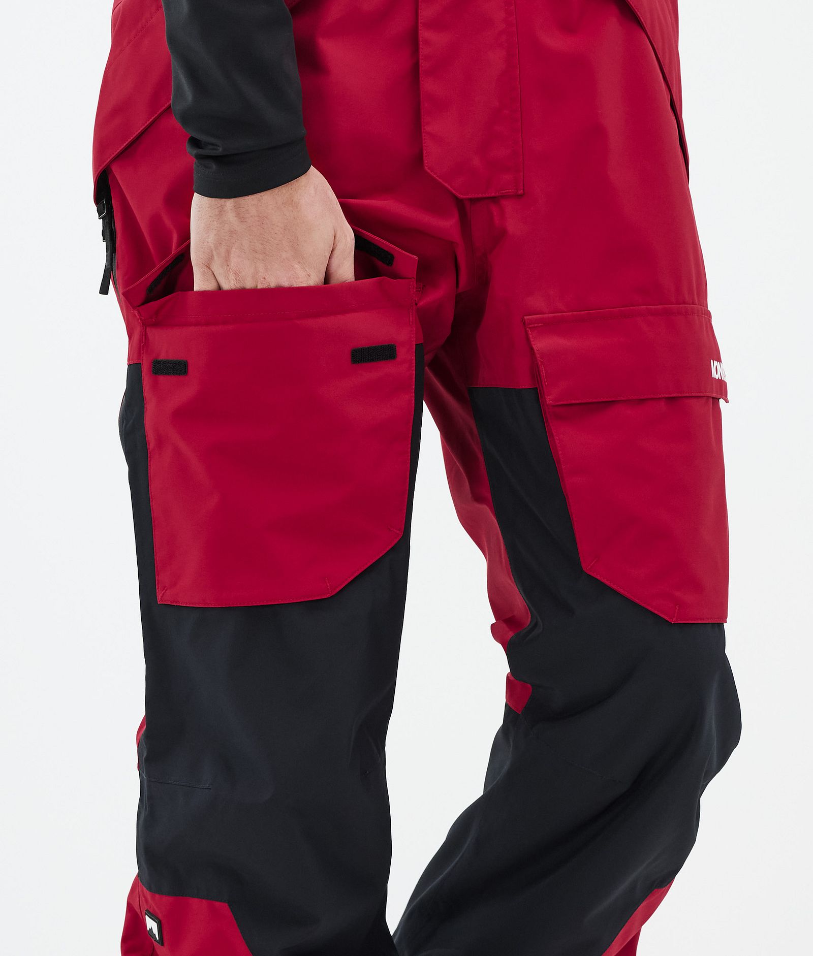 Montec Fawk Ski Pants Men Deep Red/Black, Image 7 of 7