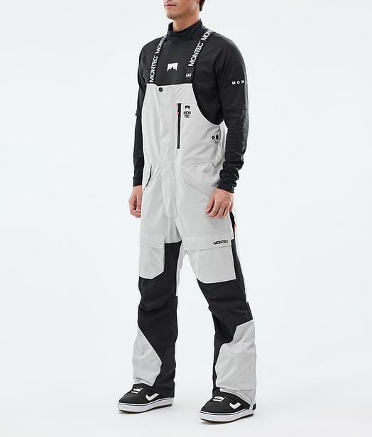 Montec Fawk Snowboardhose Herren Light Grey/Black