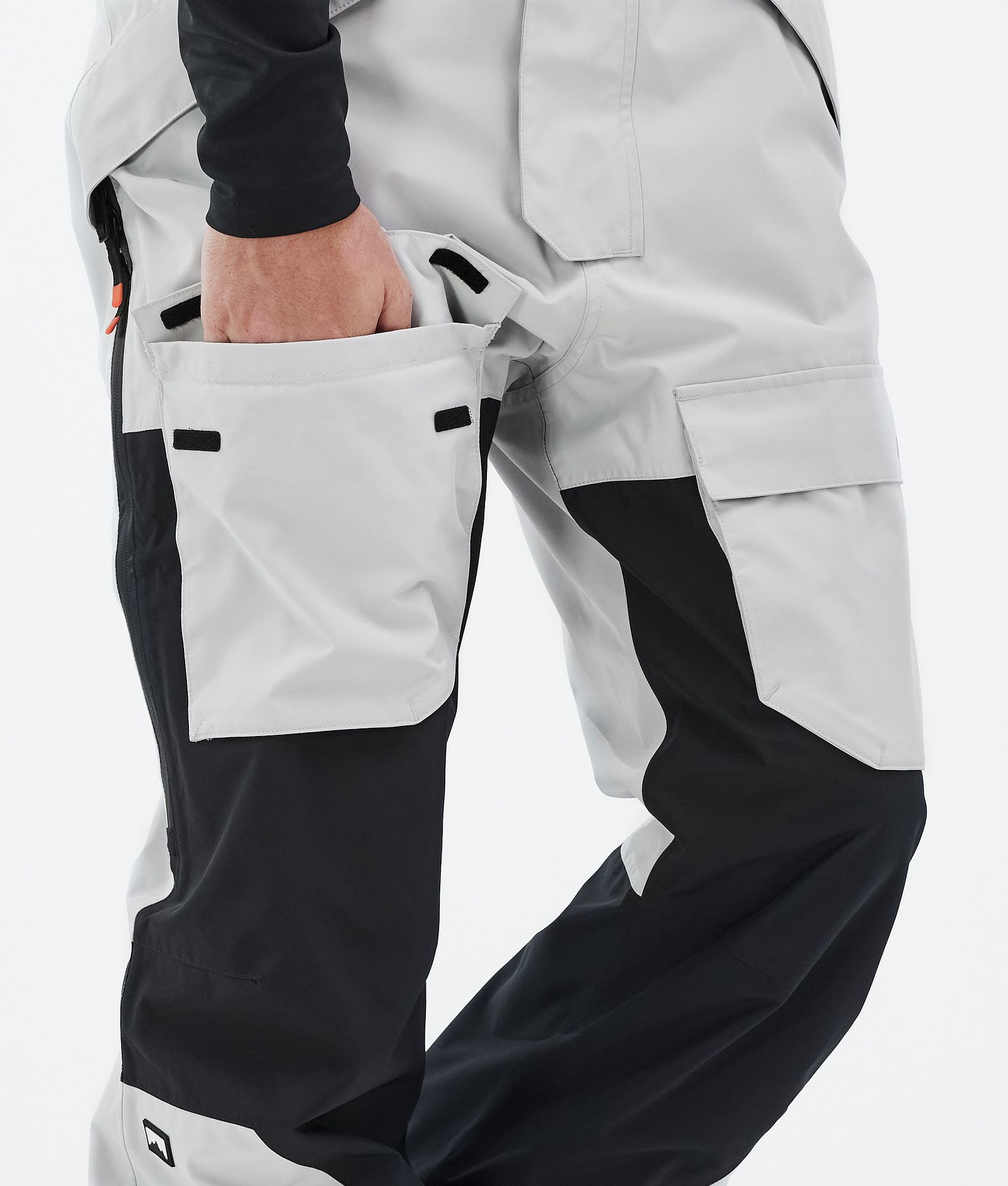 Montec Fawk Pantaloni Sci Uomo Light Grey/Black, Immagine 7 di 7