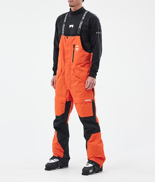 Montec Fawk Pantaloni Sci Uomo Orange/Black