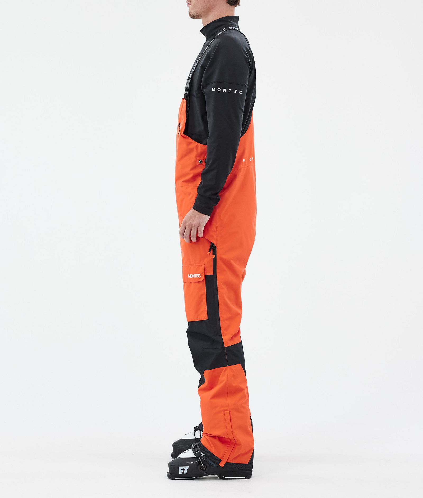 Montec Fawk Pantalon de Ski Homme Orange/Black, Image 3 sur 7