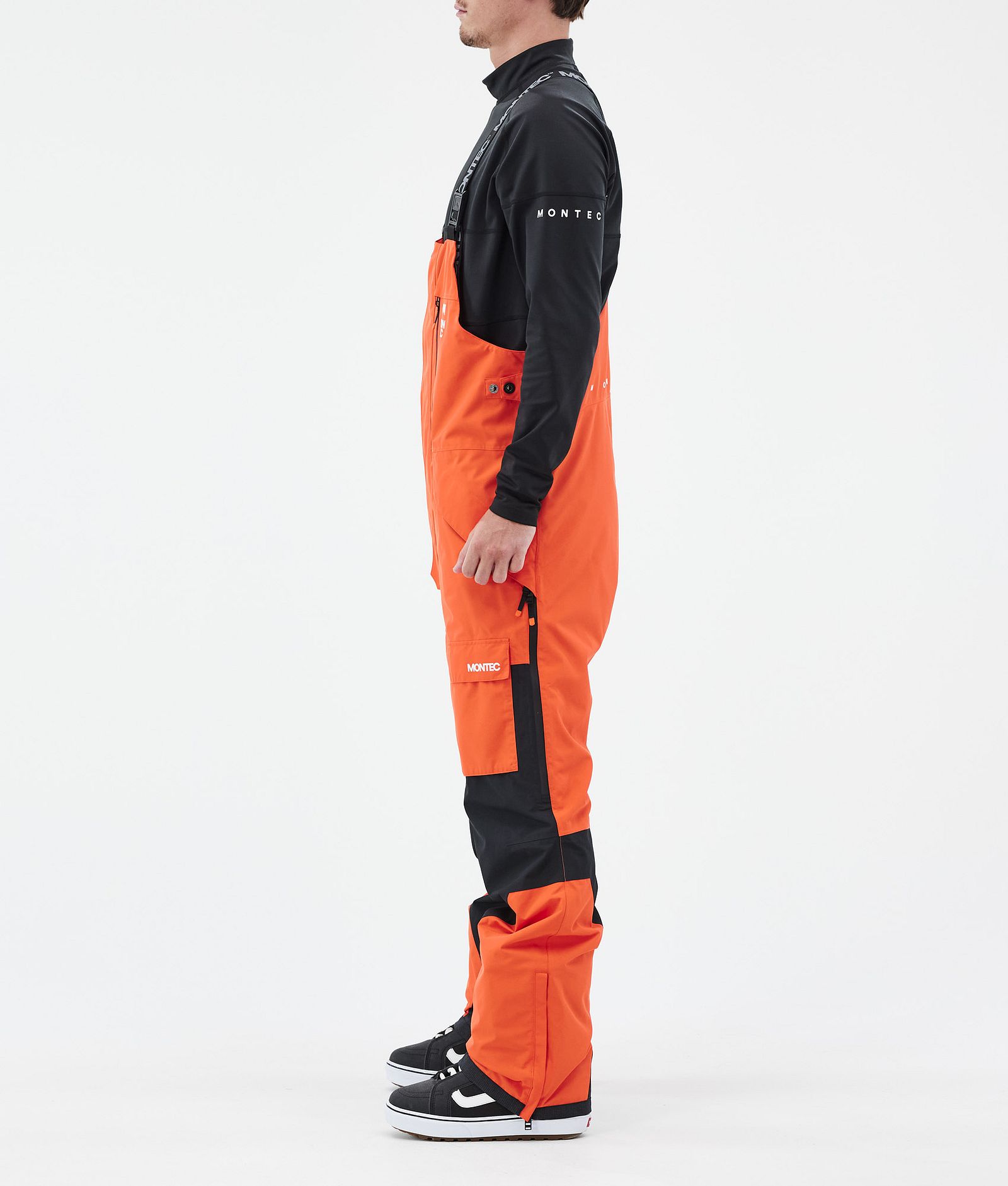 Montec Fawk Snowboard Pants Men Orange/Black, Image 3 of 7