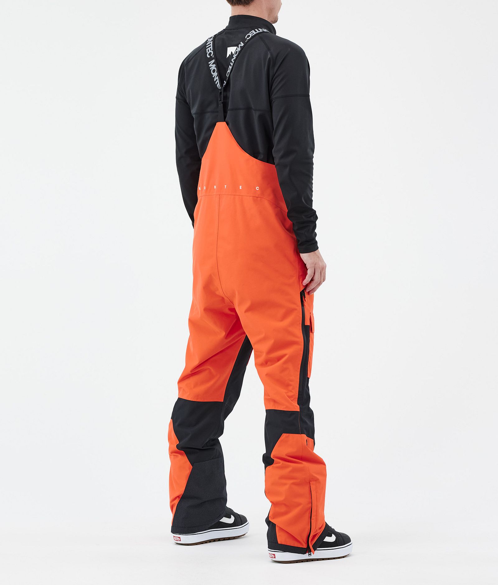 Montec Fawk Pantalon de Snowboard Homme Orange/Black, Image 4 sur 7