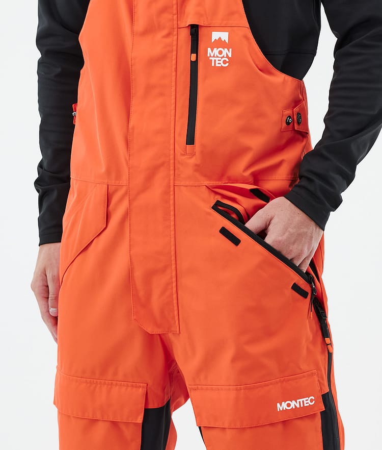 Montec Fawk Snowboard Pants Men Orange/Black, Image 5 of 7