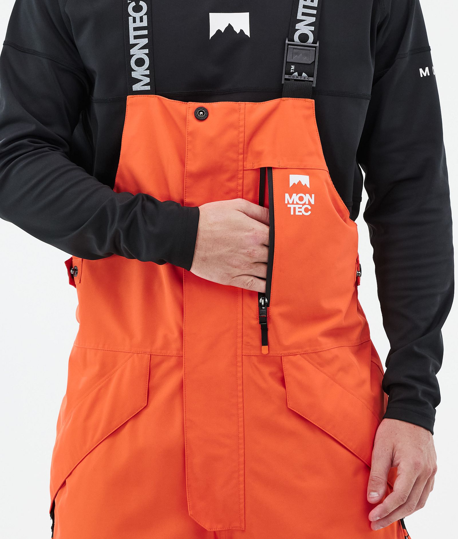 Montec Fawk Ski Pants Men Orange/Black, Image 6 of 7