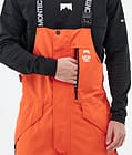 Montec Fawk Snowboard Pants Men Orange/Black, Image 6 of 7