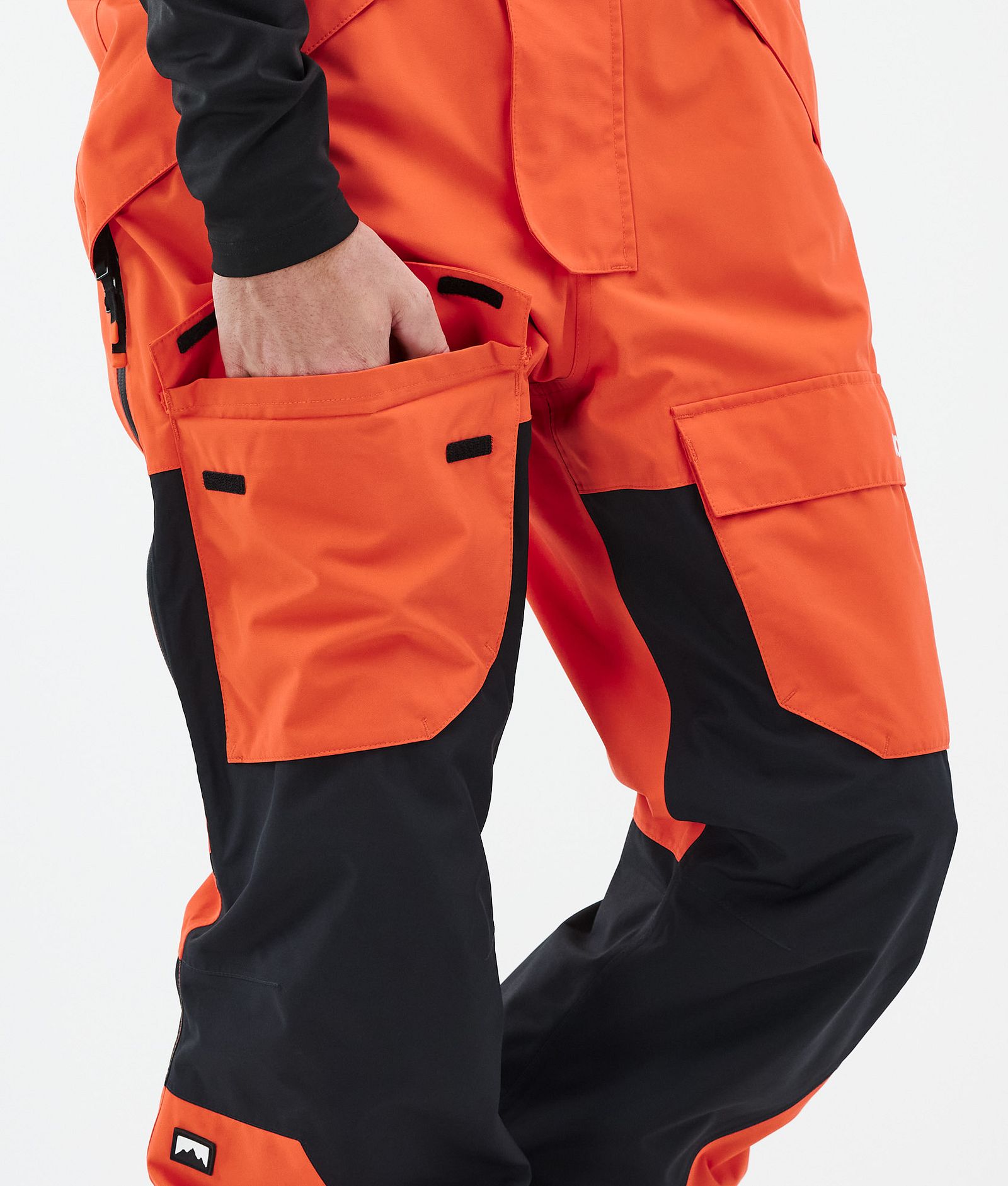 Montec Fawk Pantaloni Snowboard Uomo Orange/Black, Immagine 7 di 7