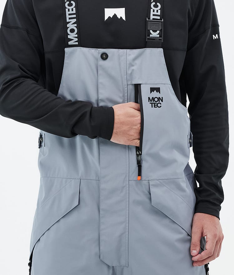 Montec Fawk Spodnie Snowboardowe Mężczyźni Soft Blue/Black, Zdjęcie 6 z 7