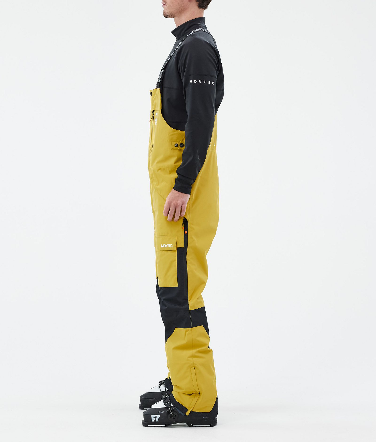 Montec Fawk Pantalon de Ski Homme Yellow/Black, Image 3 sur 7