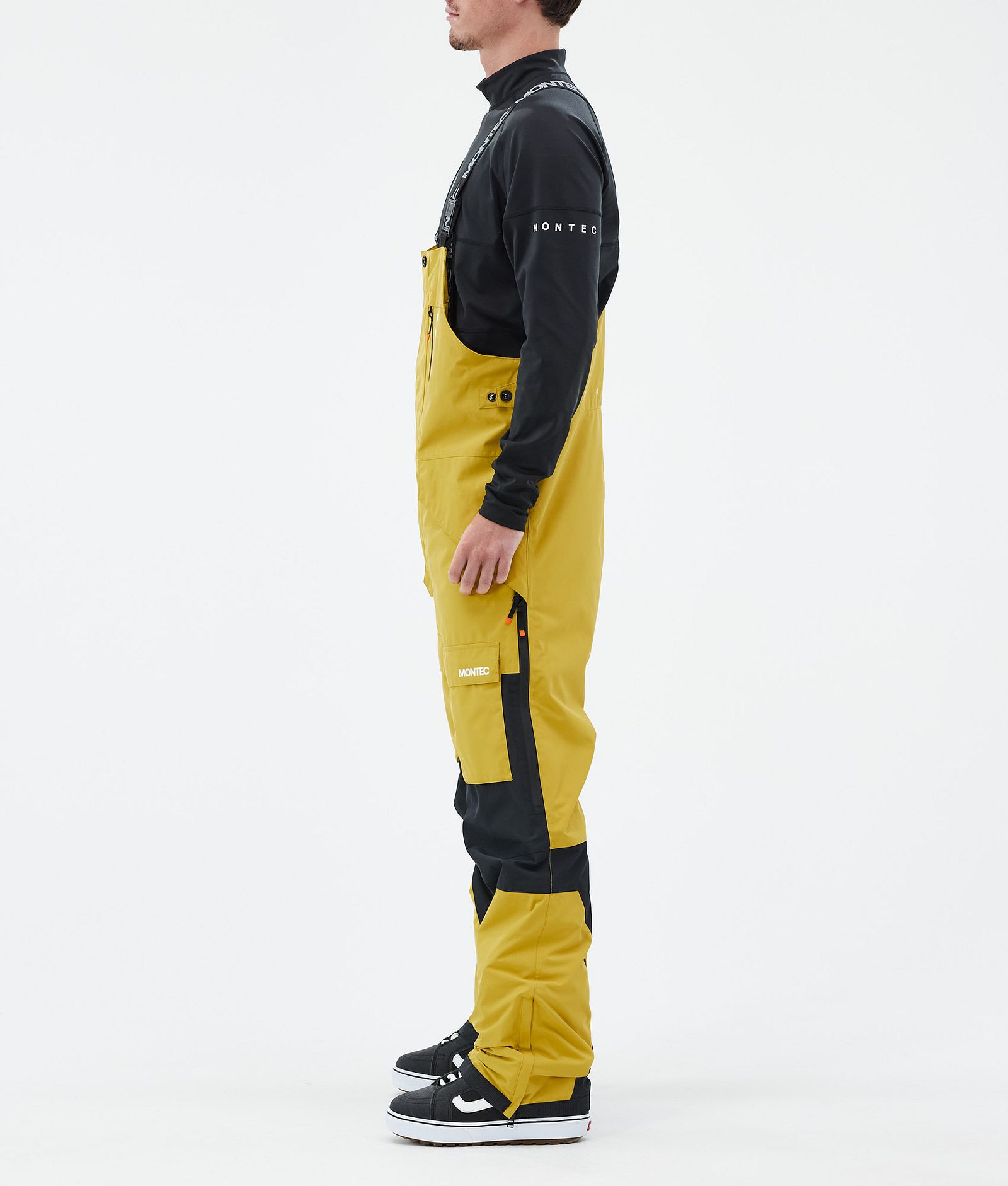 Montec Fawk Snowboard Pants Men Yellow/Black, Image 3 of 7