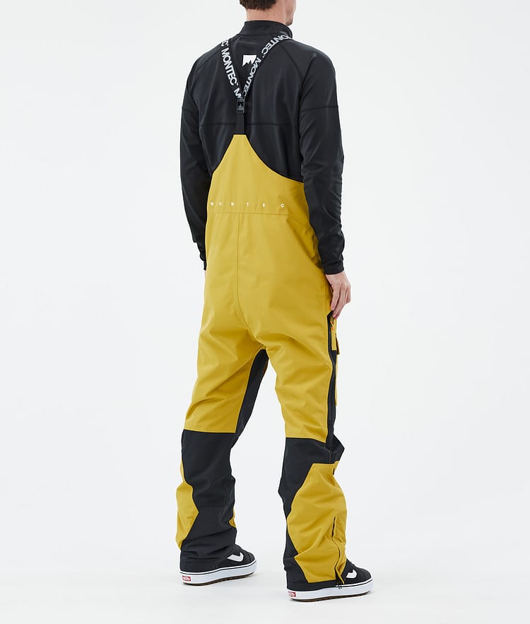 Montec Fawk Spodnie Snowboardowe Mężczyźni Yellow/Black, Zdjęcie 4 z 7