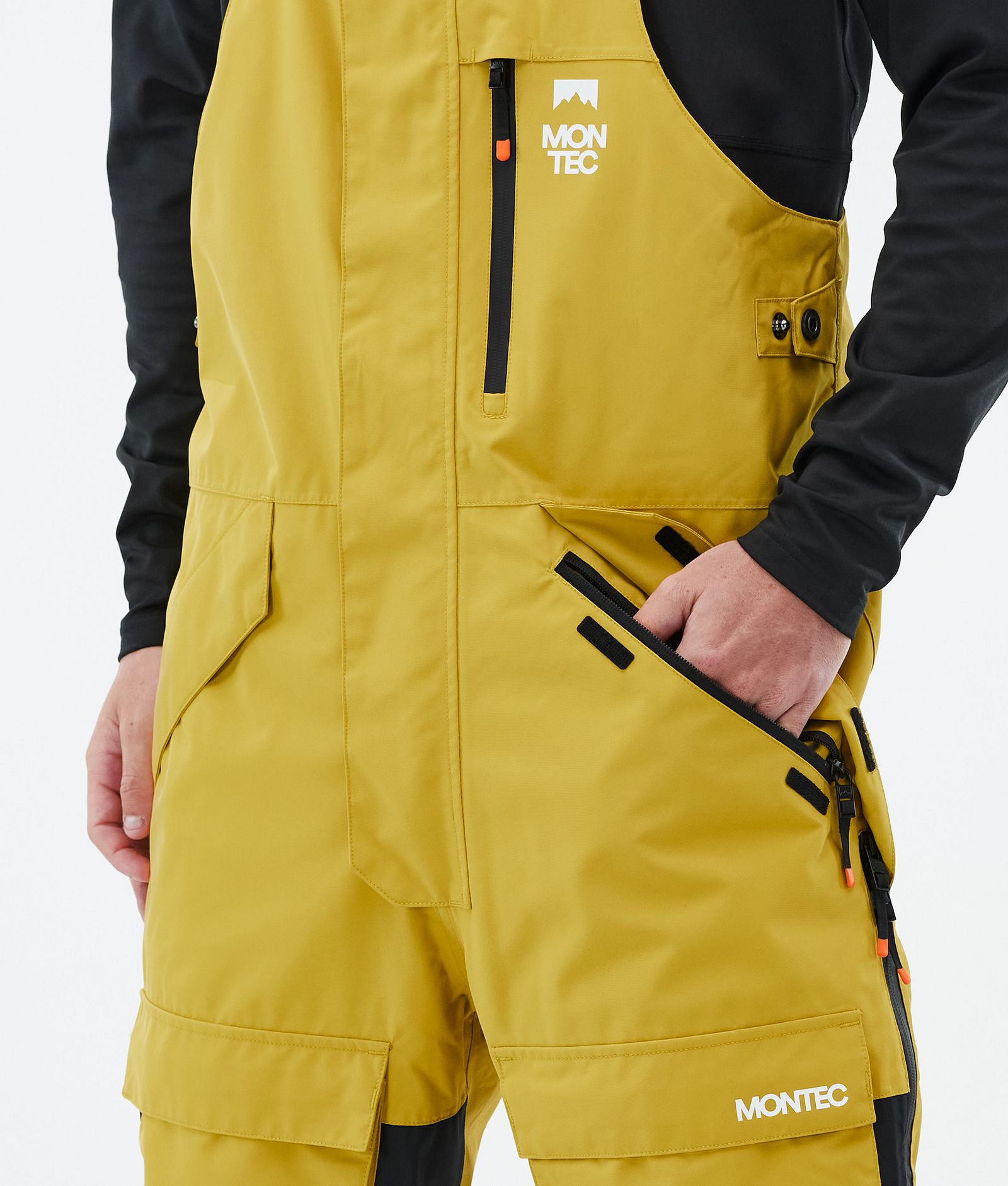 Montec Fawk Snowboard Broek Heren Yellow/Black, Afbeelding 5 van 7