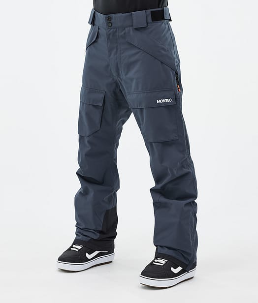 Montec Kirin Spodnie Snowboardowe Mężczyźni Metal Blue