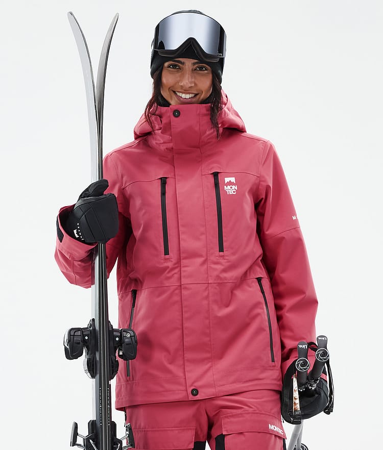 Montec Fawk W Ski jas Dames Light Red, Afbeelding 1 van 10