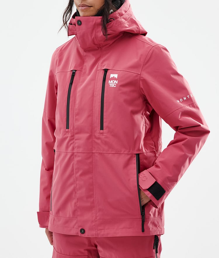 Montec Fawk W Snowboard Jacket Women Light Red, Image 7 of 9