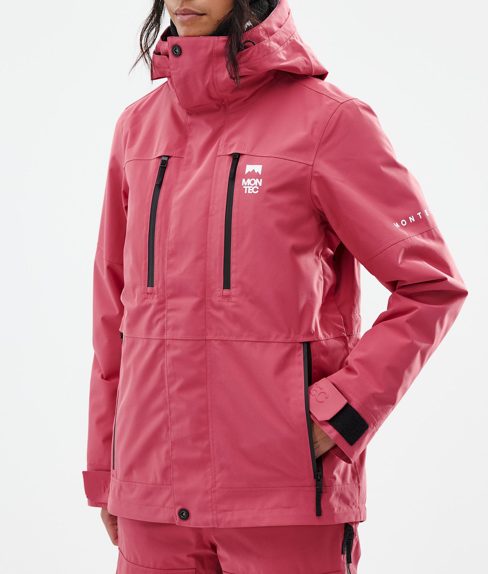 Montec Fawk W Veste Snowboard Femme Light Red, Image 8 sur 10