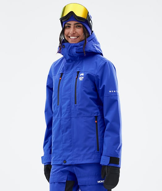 Montec Fawk W Kurtka Snowboardowa Kobiety Cobalt Blue