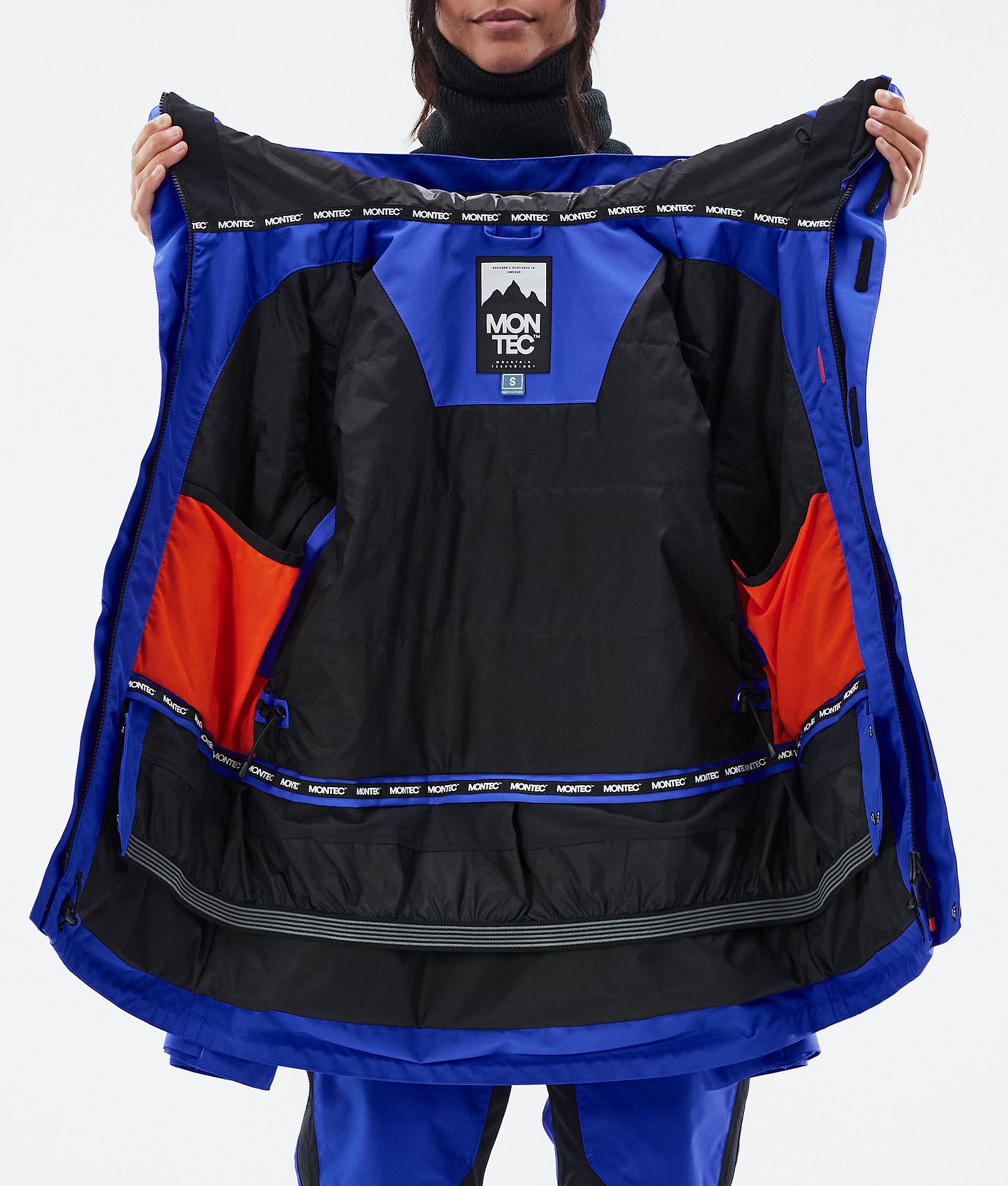 Montec Fawk W Kurtka Snowboardowa Kobiety Cobalt Blue, Zdjęcie 10 z 10