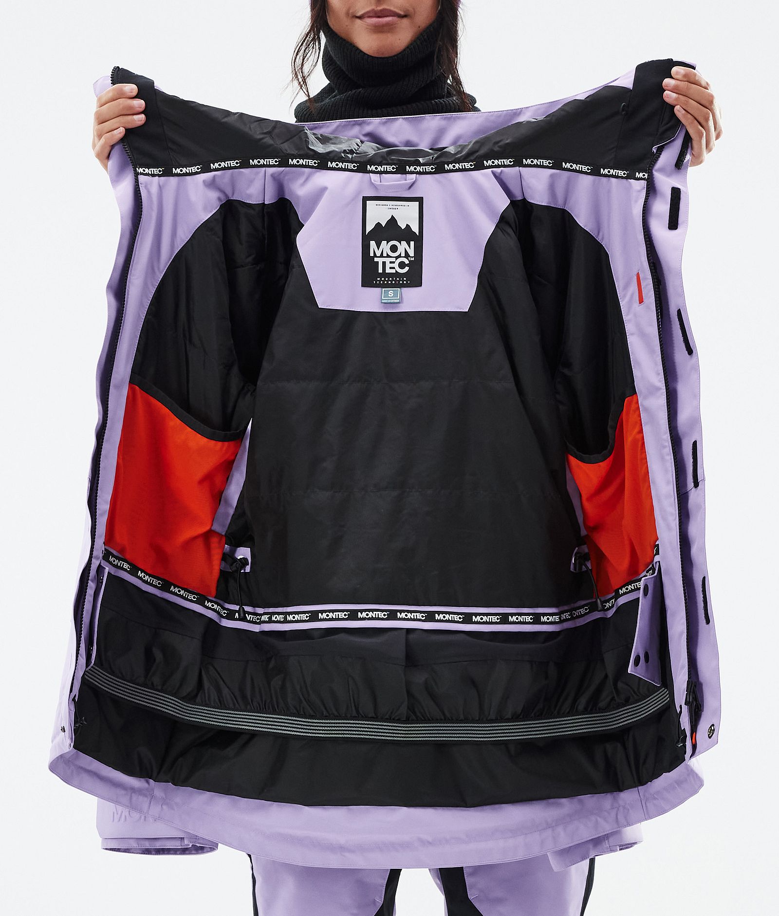 Montec Fawk W Veste de Ski Femme Faded Violet, Image 10 sur 10