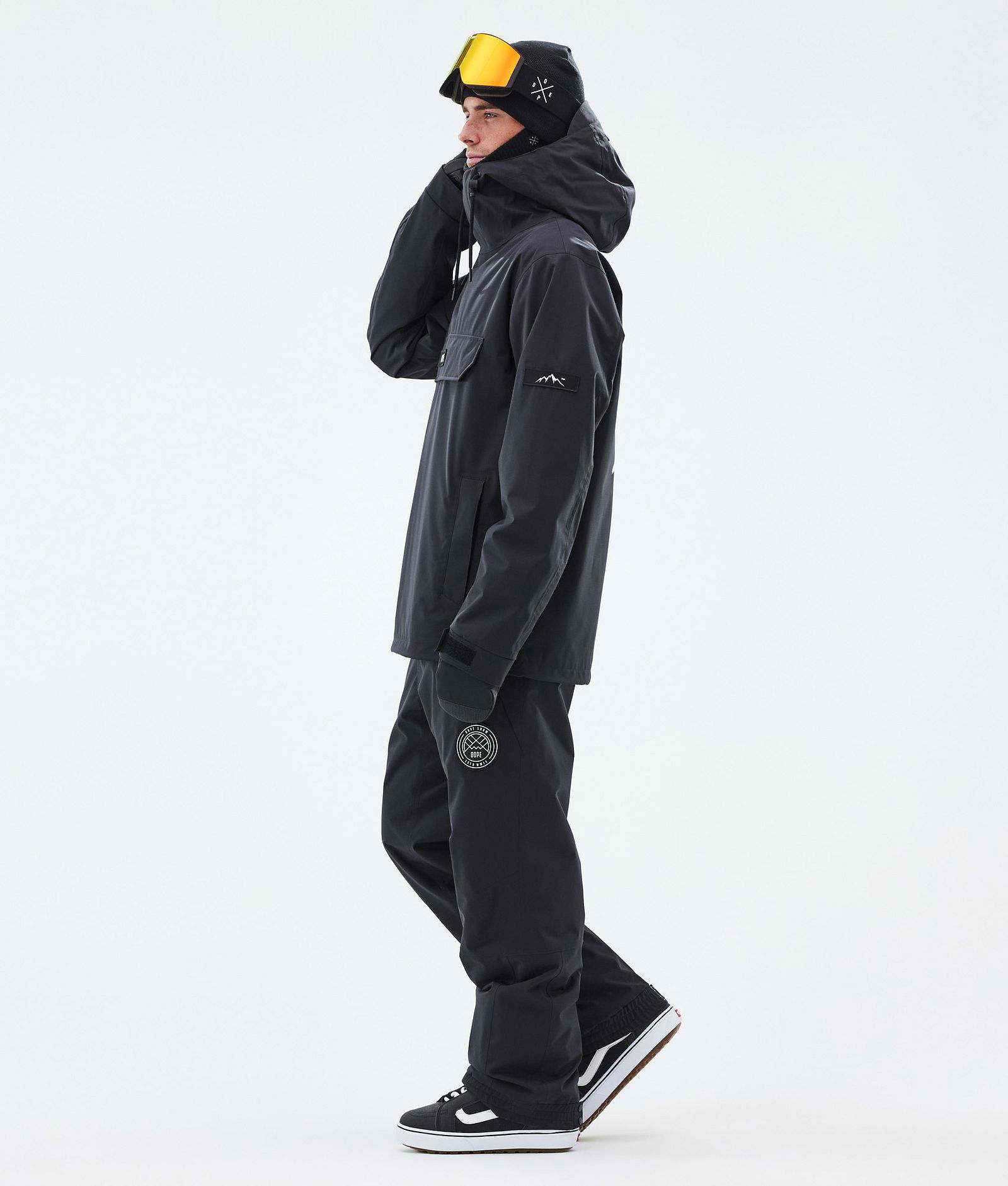 Dope Blizzard Snowboardjakke Herre Corduroy Black, Billede 3 af 8