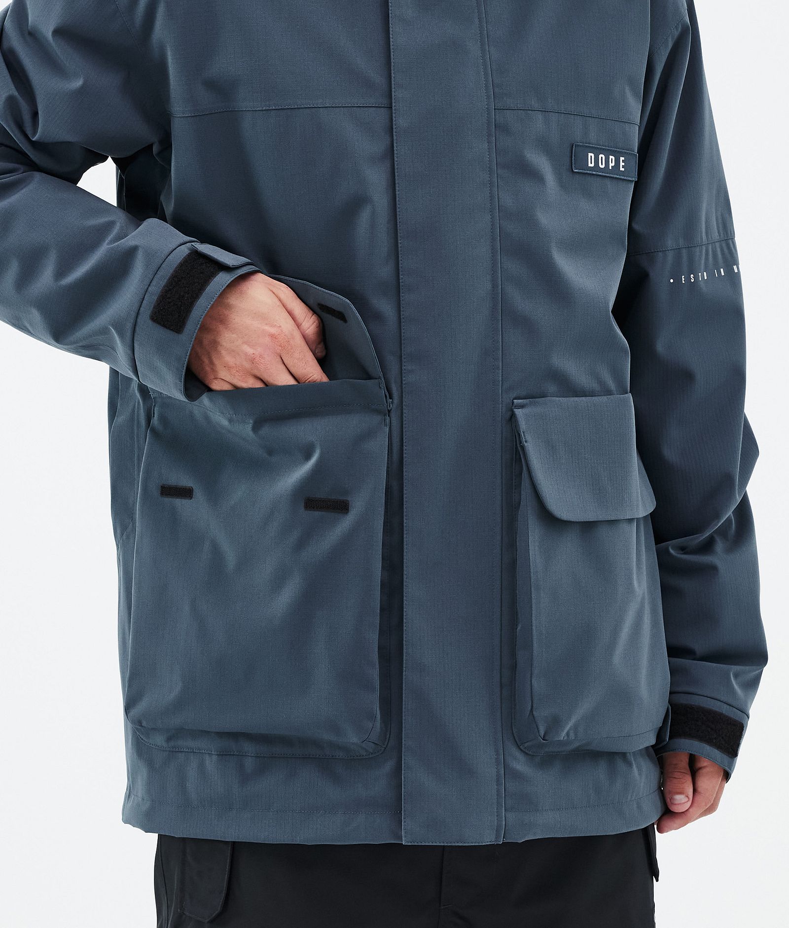 Dope Acme Snowboard Jacket Men Metal Blue, Image 8 of 9