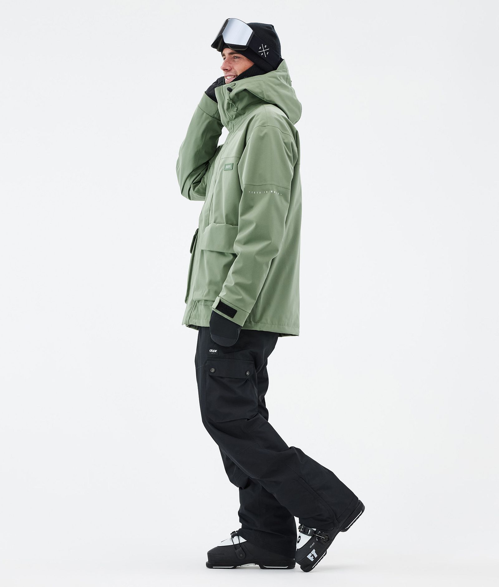 Dope Acme Giacca Sci Uomo Moss Green, Immagine 3 di 9