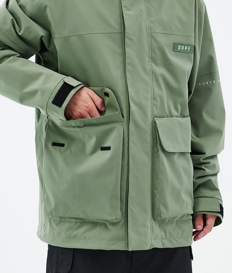 Dope Acme Snowboard Jacket Men Moss Green, Image 8 of 9