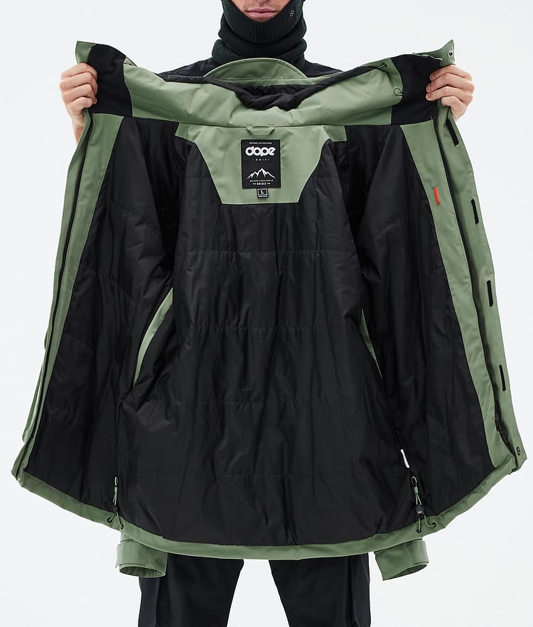 Dope Acme Snowboard Jacket Men Moss Green, Image 9 of 9