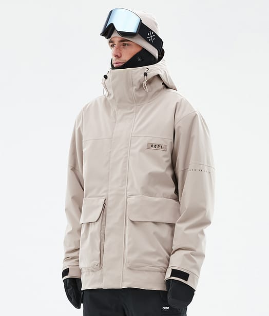 Dope Acme Snowboard Jacket Men Sand