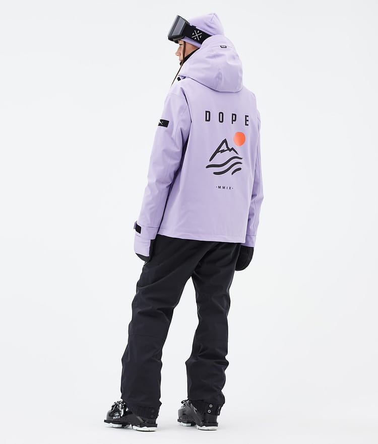 Dope Blizzard W Veste de Ski Femme Corduroy Faded Violet, Image 2 sur 8