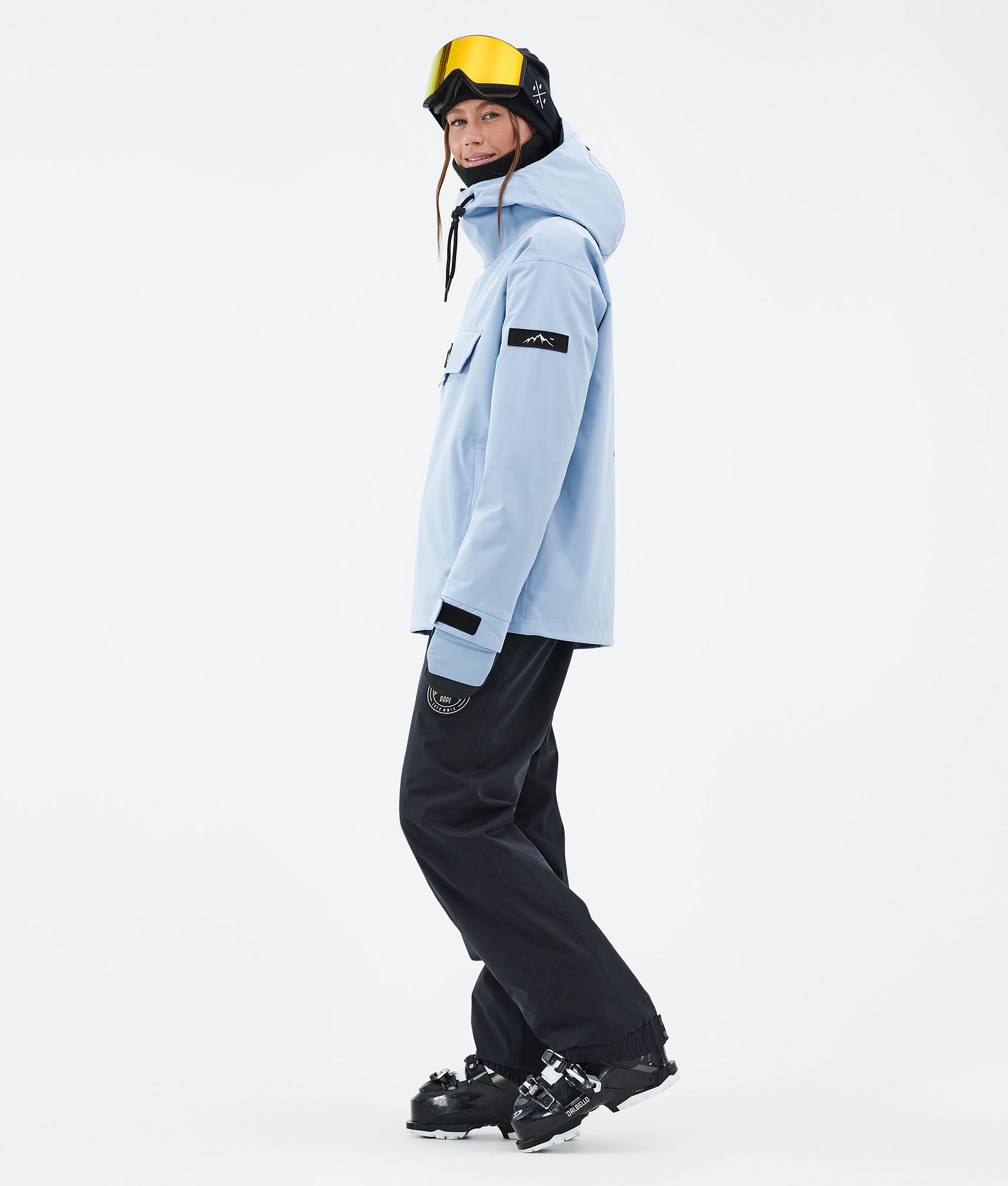 Dope Blizzard W Veste de Ski Femme Corduroy Light Blue, Image 3 sur 8