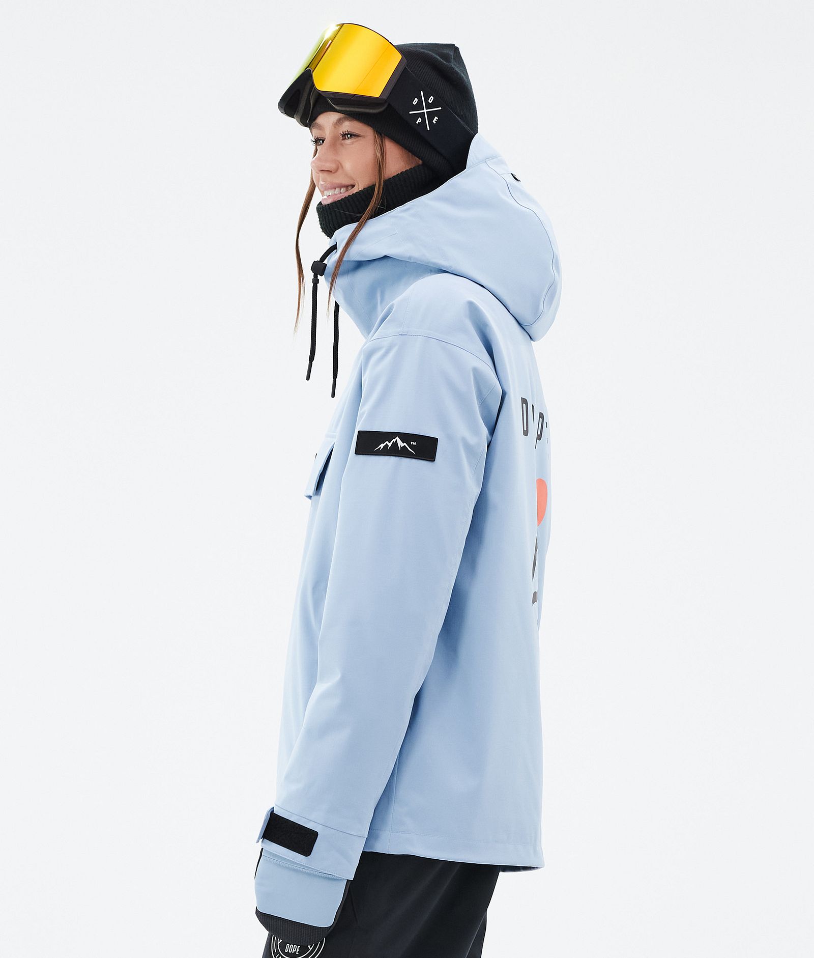 Dope Blizzard W Ski Jacket Women Corduroy Light Blue, Image 5 of 8