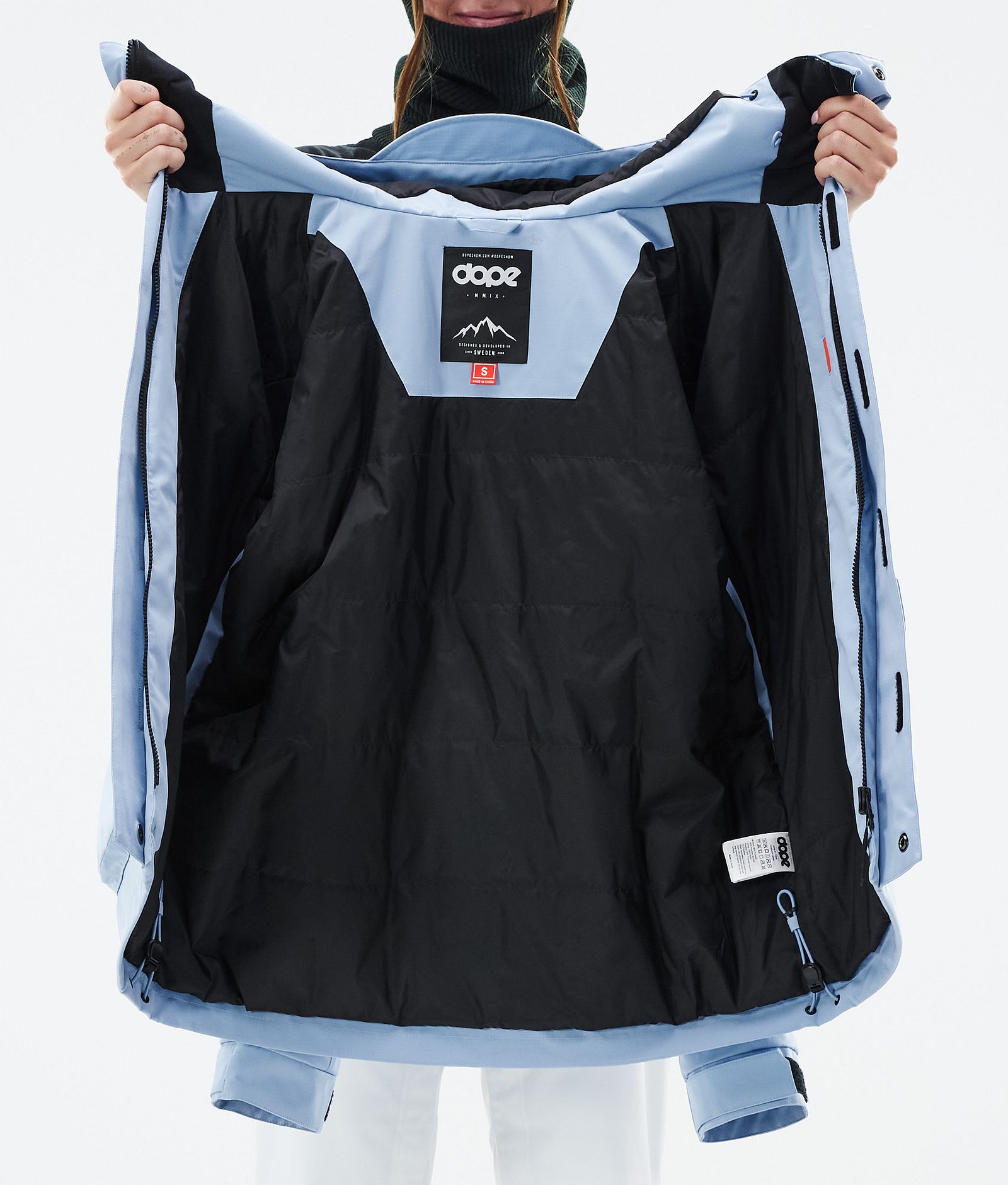 Dope Acme W Veste de Ski Femme Light Blue, Image 9 sur 9