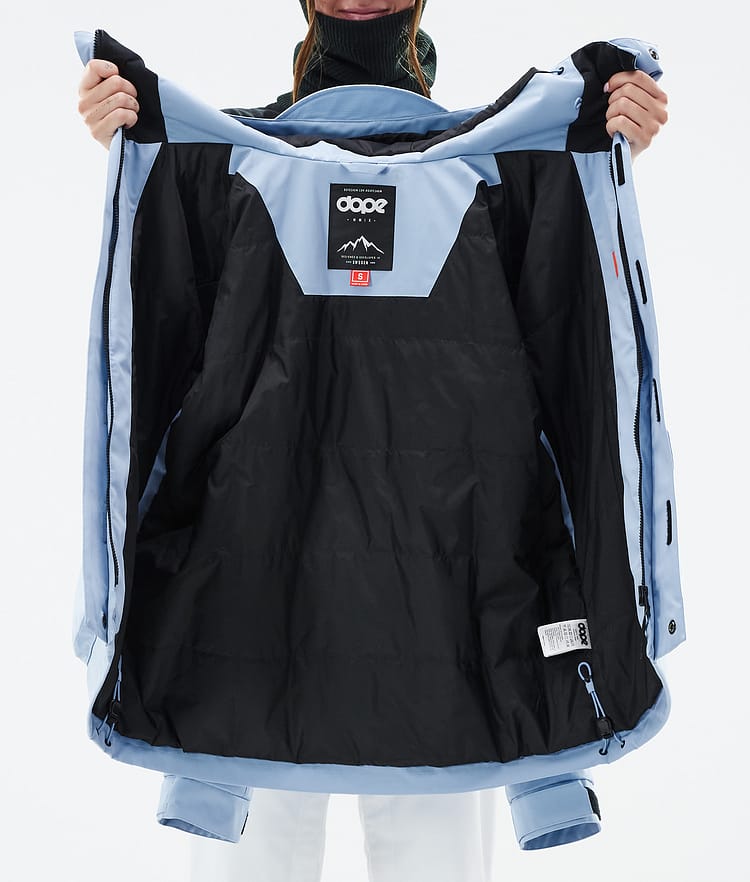 Dope Acme W Giacca Snowboard Donna Light Blue, Immagine 9 di 9