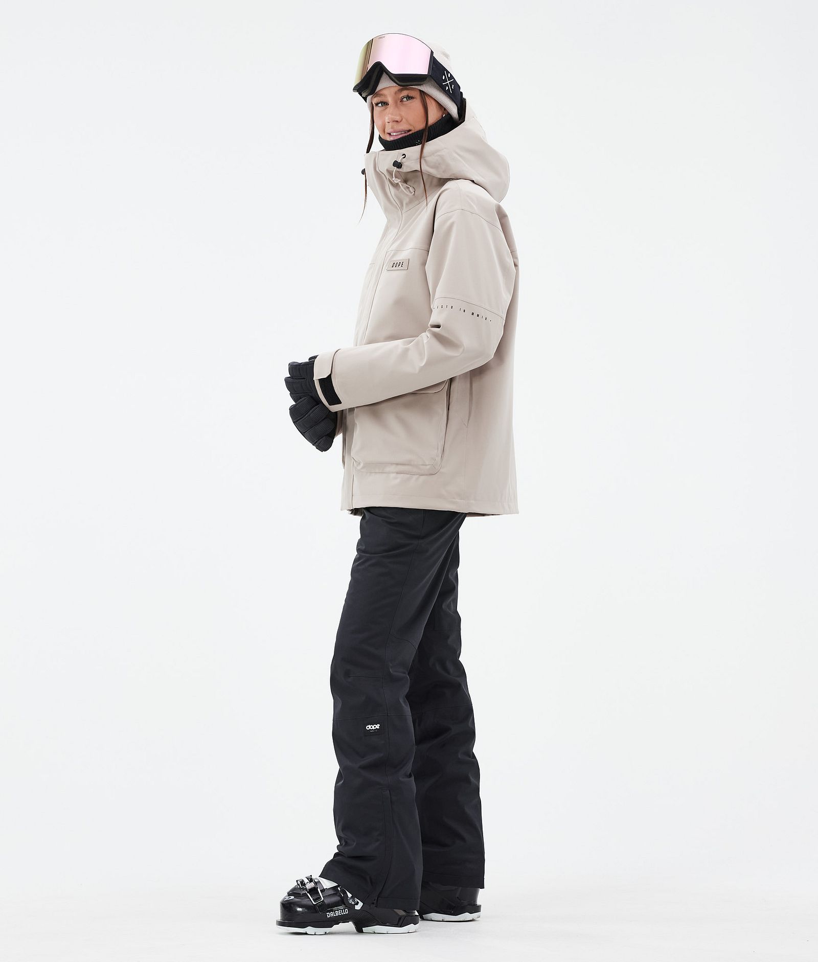 Dope Acme W Veste de Ski Femme Sand, Image 3 sur 9