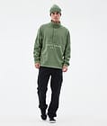 Dope Comfy Fleece Sweater Men Moss Green, Image 3 of 6