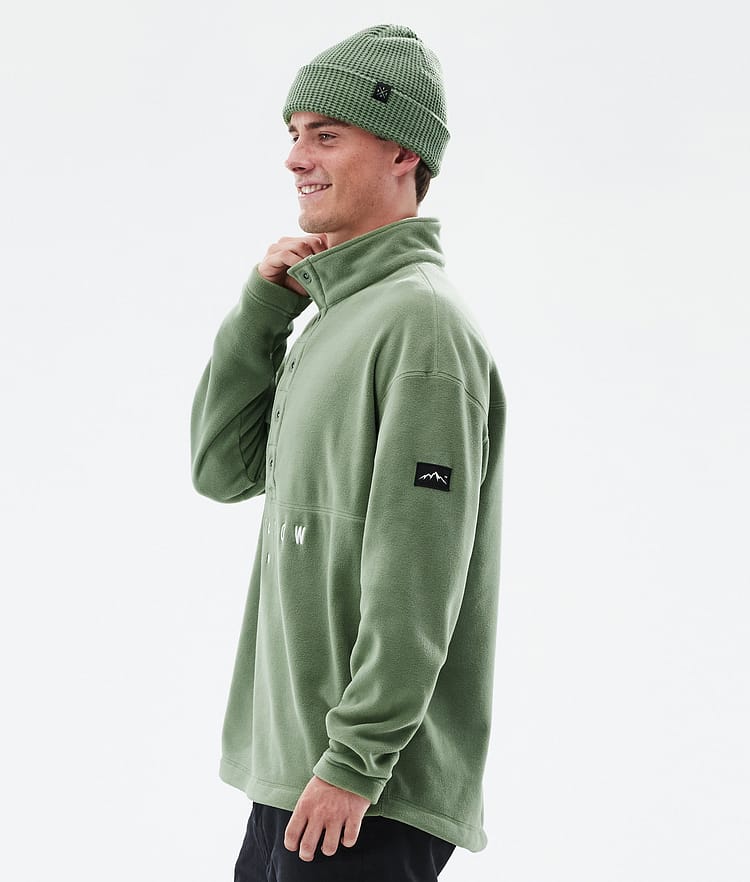 Dope Comfy Fleece Sweater Men Moss Green, Image 5 of 6