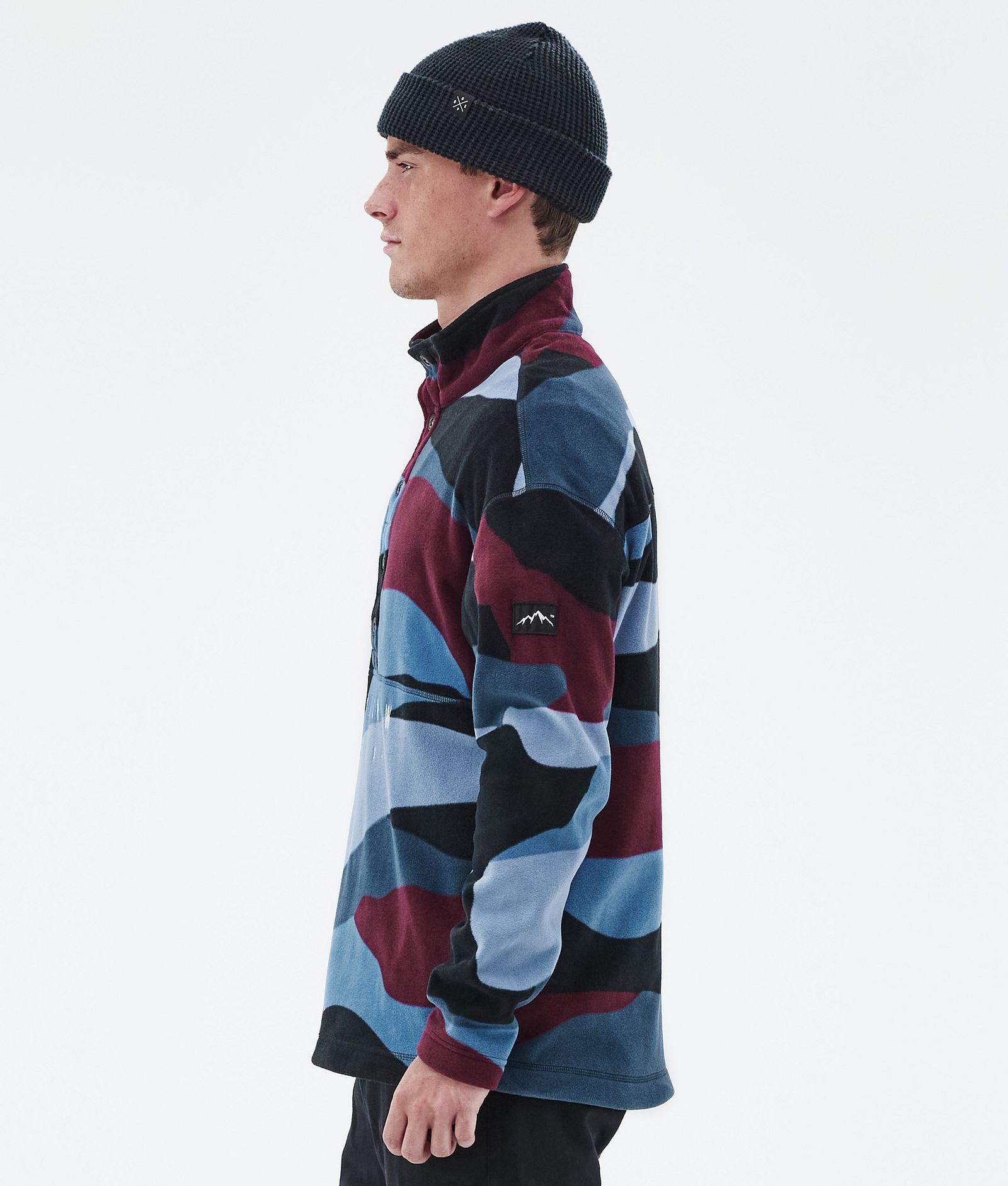 Dope Comfy Forro Polar Hombre Shards Burgundy Blue, Imagen 5 de 6