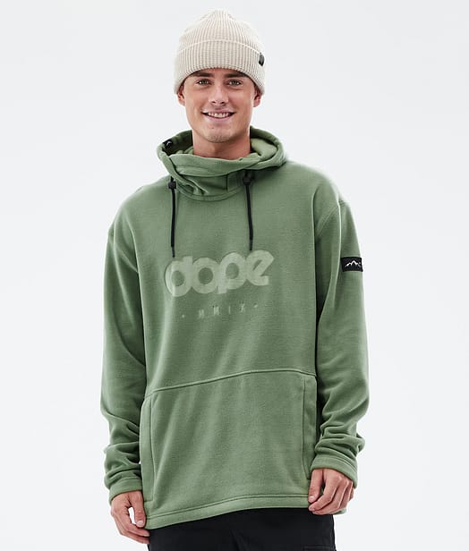 Dope Cozy II Fleece-hoodie Herre Moss Green