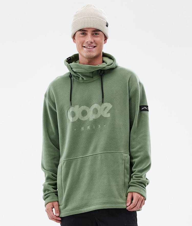 Dope Cozy II Pull Polaire Homme Moss Green, Image 1 sur 7