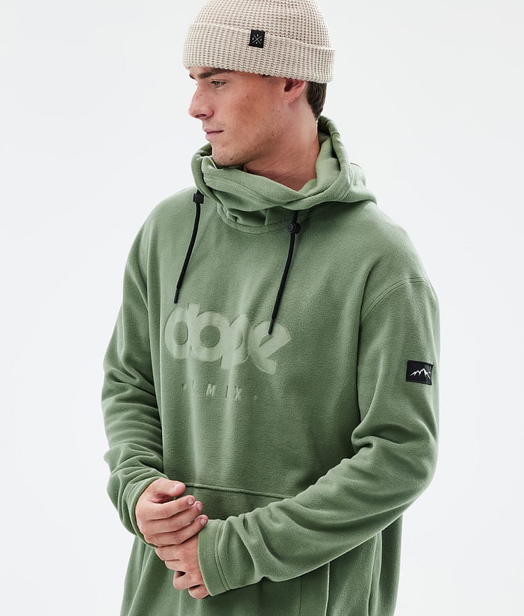 Dope Cozy II Fleece-hoodie Herre Moss Green, Billede 2 af 7