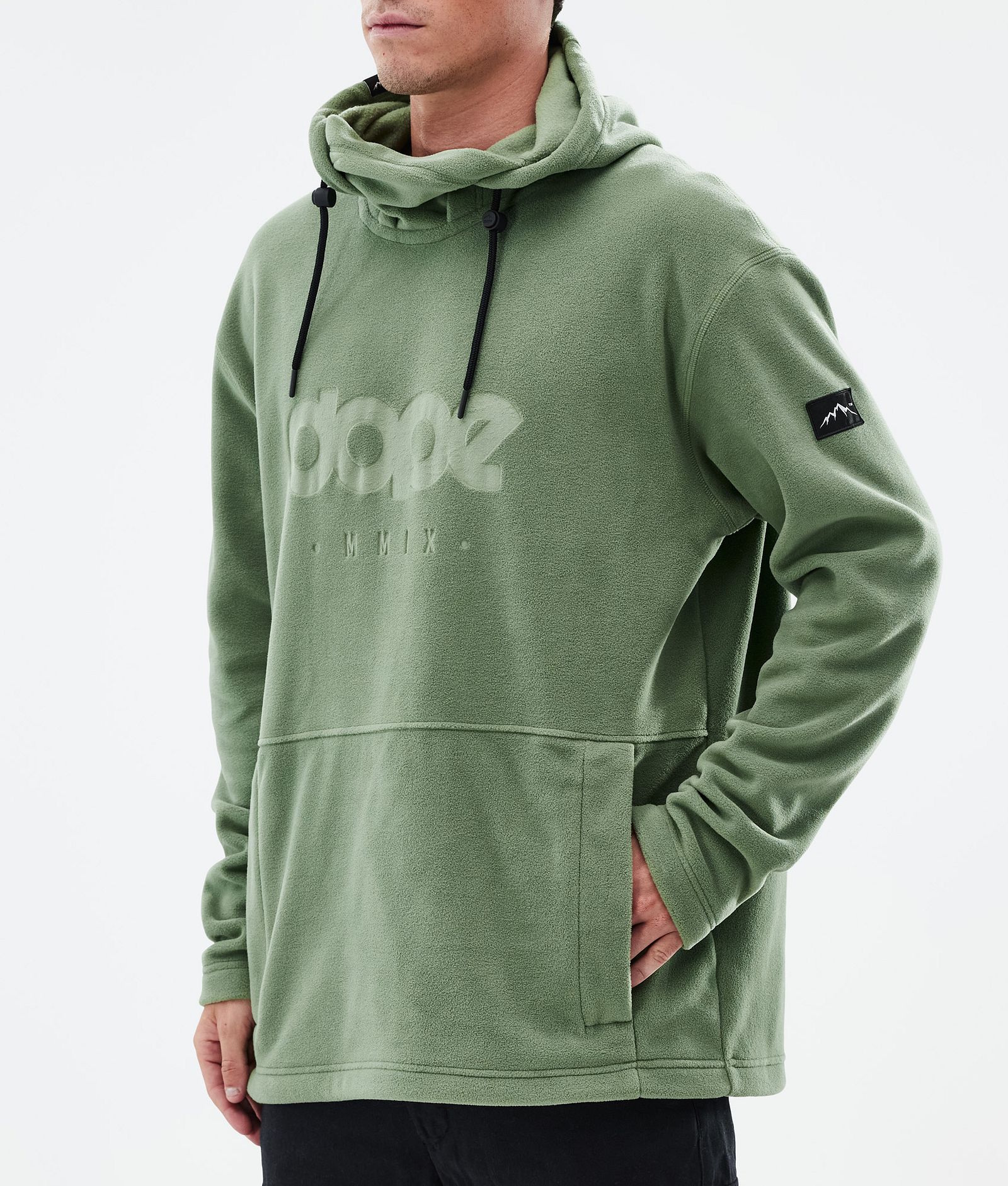 Dope Cozy II Fleecová Mikina s Kapucí Pánské Moss Green, Obrázek 7 z 7