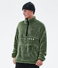 Dope Pile Fleece Sweater Men Moss Green, Image 1 of 7