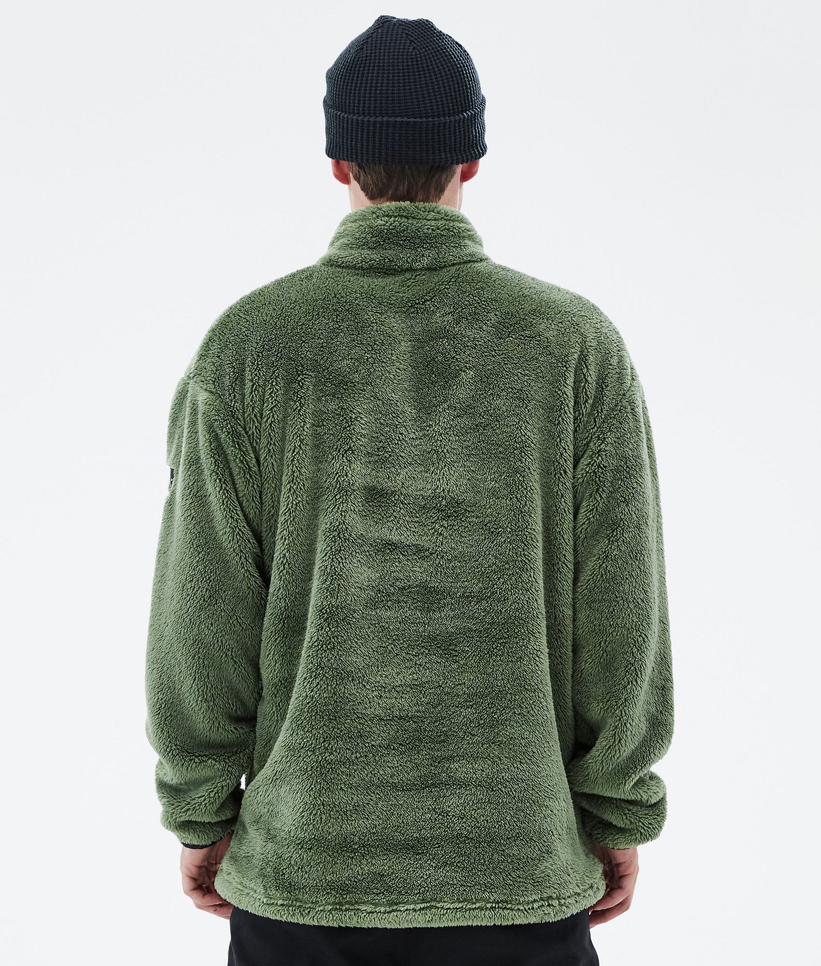 Dope Pile Fleece Sweater Men Moss Green, Image 6 of 7